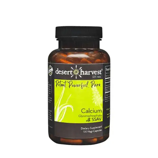 desert harvest calcium glycerophosphate Clinically shown to reduce food and drink acidity by up to 95%, it supports digestive comfort while promoting healthy bones, muscles, nerves, and immune function.